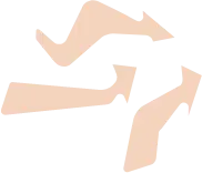 3 flèches oranges Keenat Bordeaux, sensibilisation, collecte, recyclage et valorisation des déchets