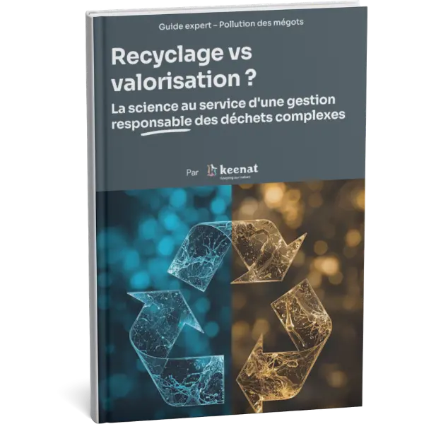 Bannière guide téléchargeable Recyclage vs valorisation par Keenat