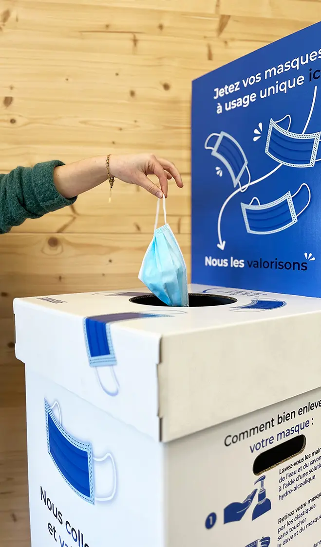 Collecte des EPI partout en France par Keenat, sensibilisation, collecte, recyclage et valorisation des déchets