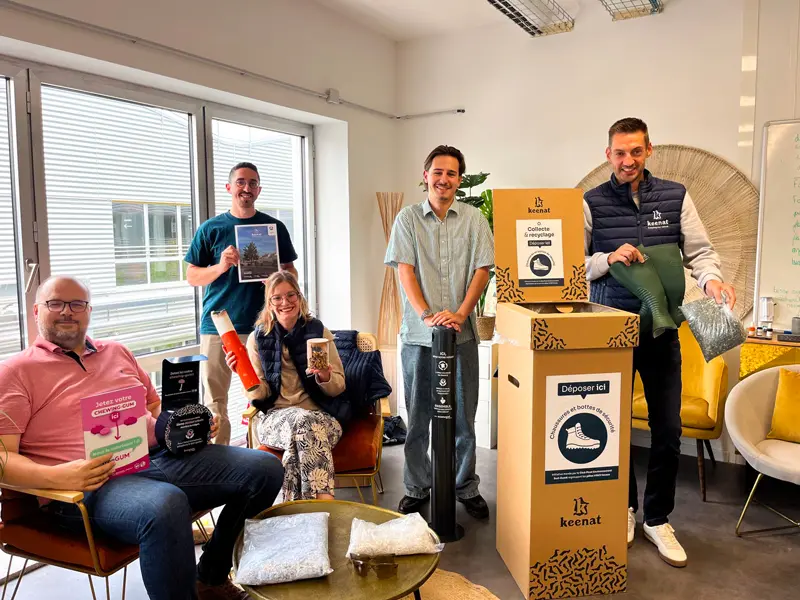 Dernière chaque déchet, il y a une histoire Keenat, sensibilisation, collecte, recyclage et valorisation des déchets