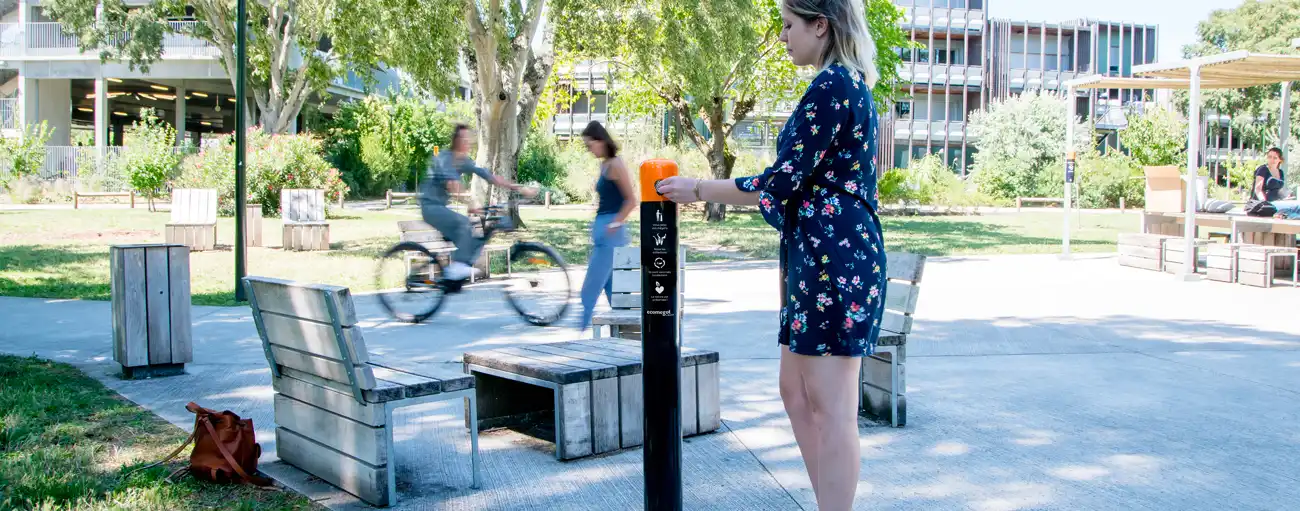 Les cendriers extérieurs Keenat, sensibilisation, collecte, recyclage et valorisation des déchets