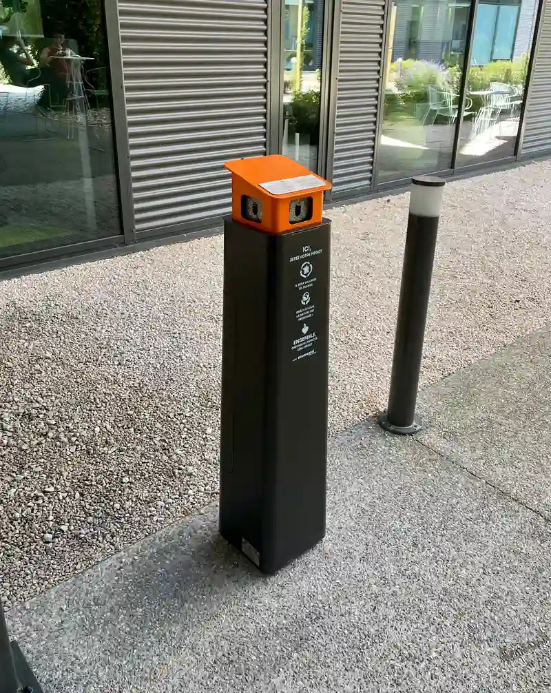 Solution cendrier K1 Keenat, sensibilisation, collecte recyclage et valorisation des déchets