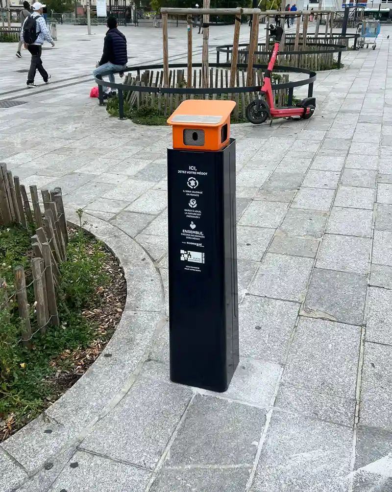 Solution cendrier K1 Keenat, sensibilisation, collecte recyclage et valorisation des déchets Strasbourg