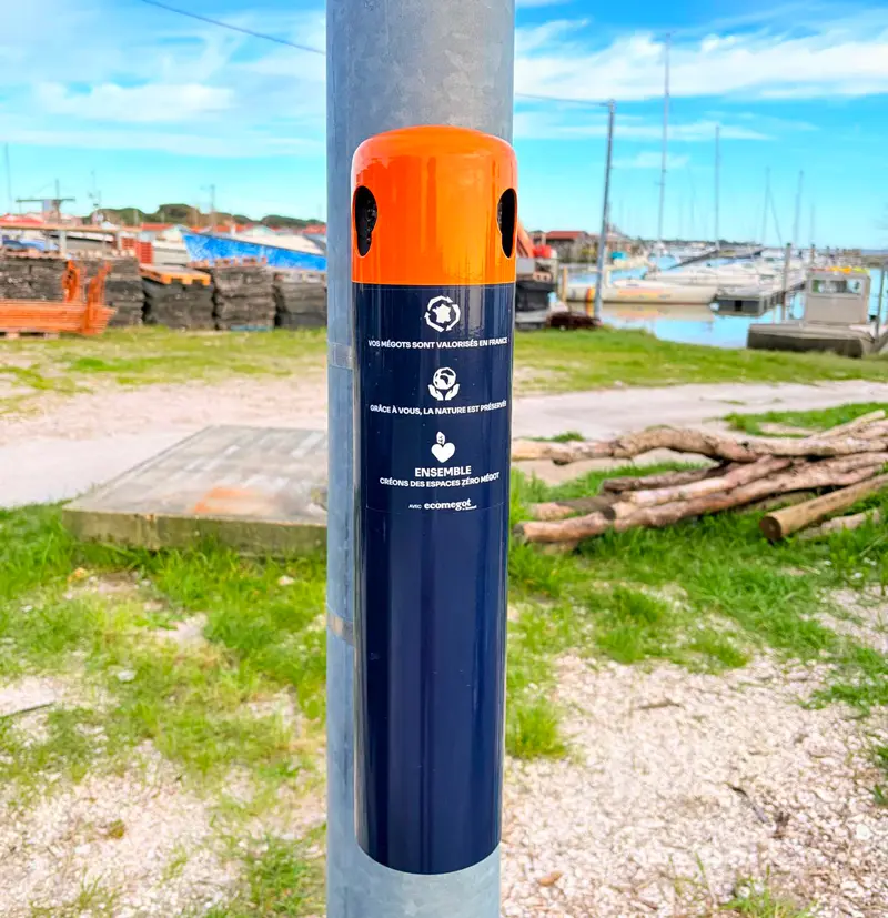 La ville d'Andernos collecte et recycle ses mégots de cigarette