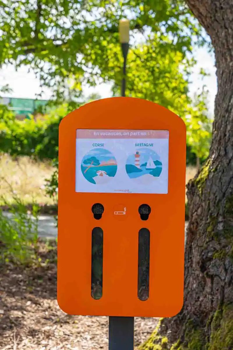 Solution cendrier sondage Keenat, sensibilisation, collecte recyclage et valorisation des déchets Paris