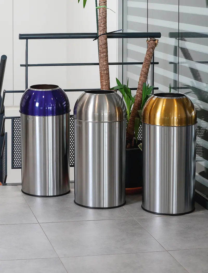 Solution Collecteur dome tri-flux Keenat, sensibilisation, collecte recyclage et valorisation des déchets