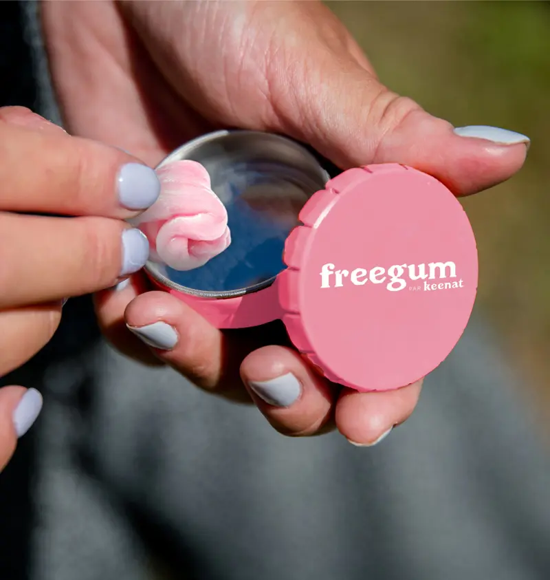 Solution Freegum Keenat, sensibilisation, collecte recyclage et valorisation des déchets