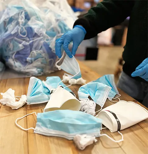 Tri masques et epi Keenat, sensibilisation, collecte, recyclage et valorisation des déchets