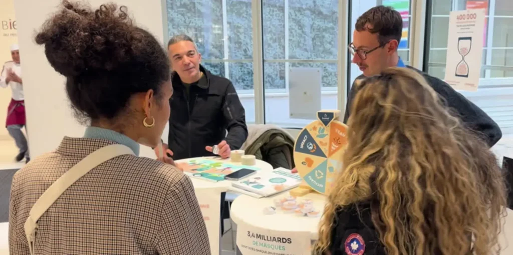 Action de sensibilisation de Keenat menée sur le site du Premier Ministre