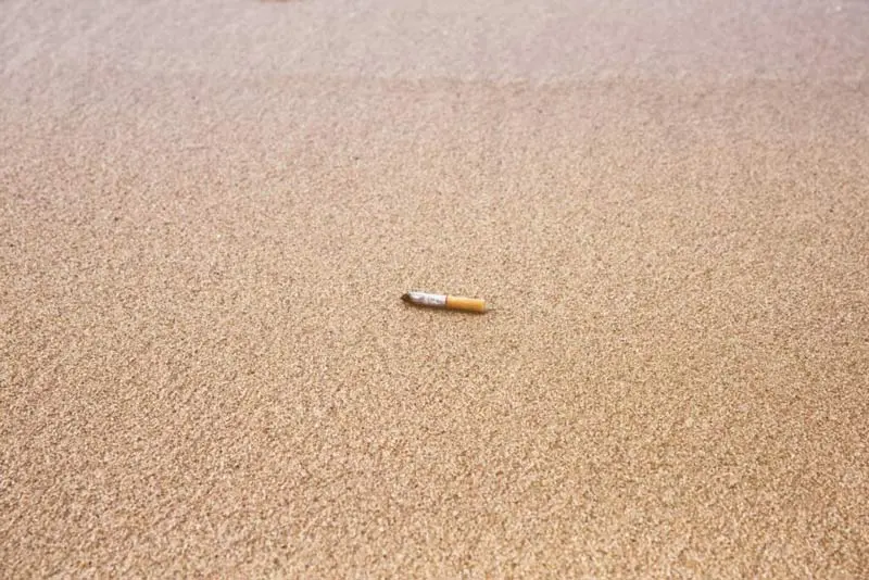 Quelle quantité d'eau peut polluer un mégot de cigarette
