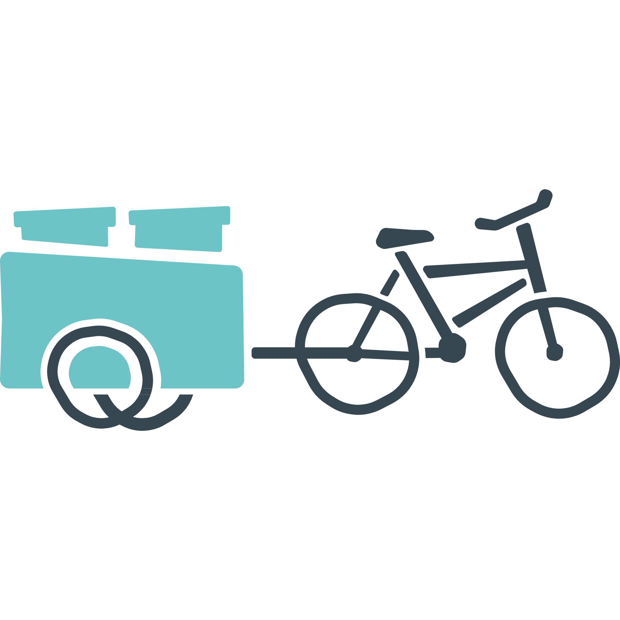Pictgramme collecte vélo bleu Keenat
