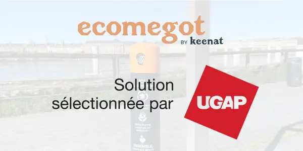 La solution ecomégot de Keenat sélectionnée par l'UGAP