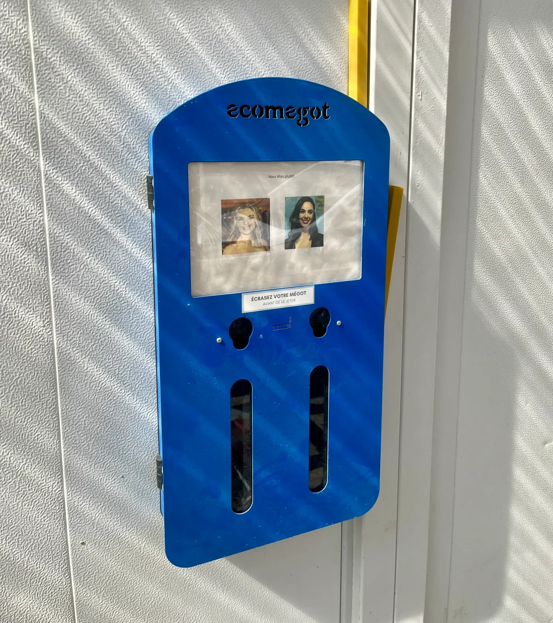 Cendrier sondage - à vote personnalisable